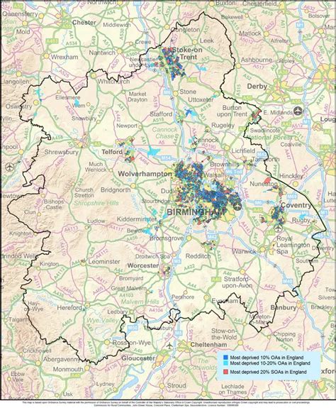 West Midlands Map - MapSof.net