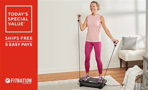 Qvc Fitnation Rock N Fit Whole Body Vibration Plate With Seat