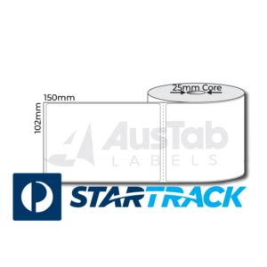 STAR TRACK Express Labels 102mm X 150mm Thermal Direct Austab Labels