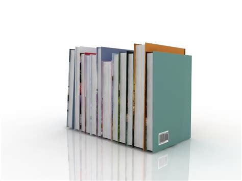 3d модель - Книги