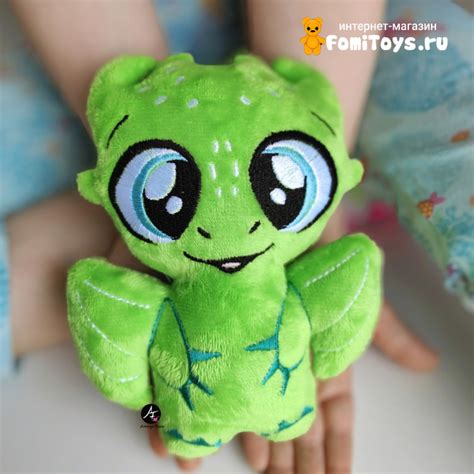 Игрушка 'Плюшевый дракоша' ручной работы - символ года 2024