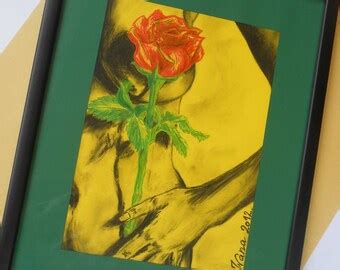 Colored Pencil Nude Etsy