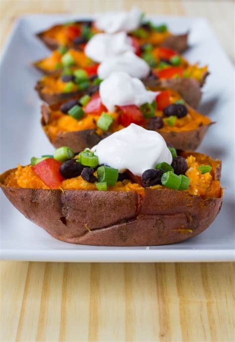 Kara Lydon | Vegan Loaded Sweet Potato Skins | The Foodie Dietitian