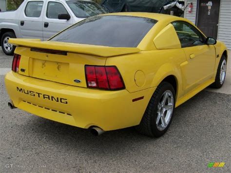 Chrome Yellow 1999 Ford Mustang Gt Coupe Exterior Photo 77012019