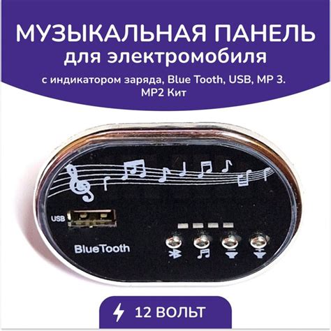 Музыкальная панель для детского электромобиля,Blue Tooth,USB/MP3, MP2 ...