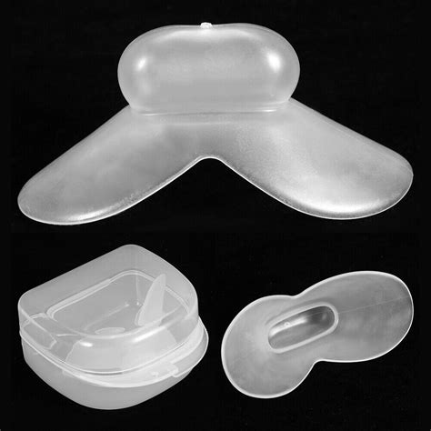 Silicone Anti Snoring Tongue Device Night Sleep Apnea Aid Sleeping