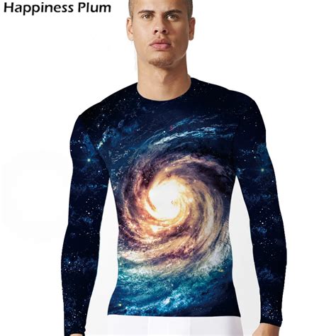 Galaxy Shirt Space T Shirt Men Long Sleeve 3d T Shirts Print Nebula T