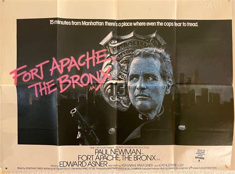 Fort Apache The Bronx Original British Quad Poster Blue Robin