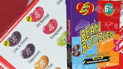 Bean Boozled Th Edition Liver Onions Old Bandage Flavored Jelly