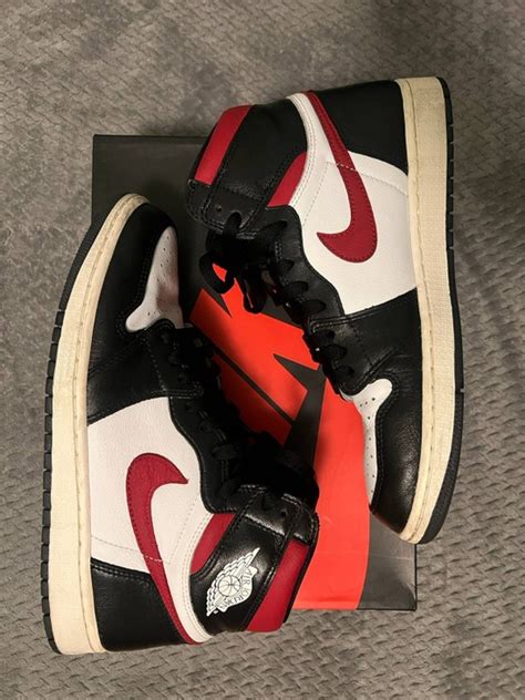 Nike Air Jordan 1 Retro High Black Gym Red Grailed