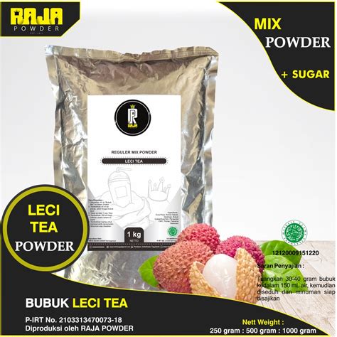 Jual Bubuk Leci Tea Bubuk Minuman Teh Leci Powder 1 Kg 1000 Gram