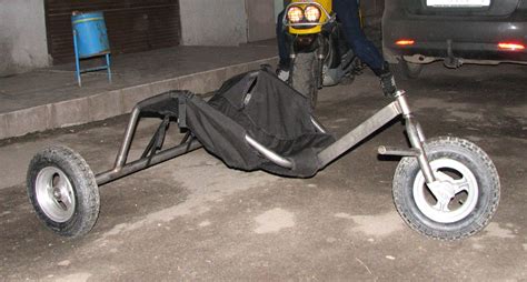 Тележка для гироскутера своими руками из пластиковых труб - фото