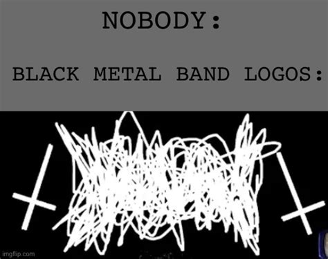 Black Metal Logo Meme