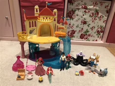 Mattel Disney The Little Mermaid Ariel Magiclip Castle And Story Figure