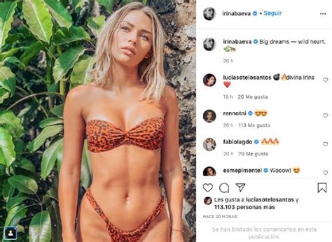 Irina Baeva y el bikini más sexy de animal print del verano