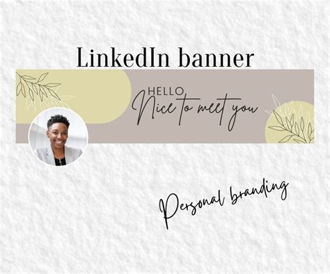 Brown Floral Linkedin Banner For Your Personal Branding On Linkedin