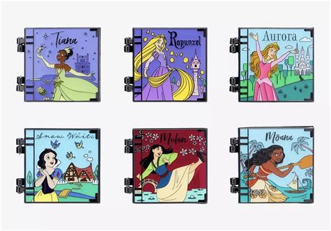 Disney Princess Book Blind Box Pin Set At Hot Topic Disney Pins Blog