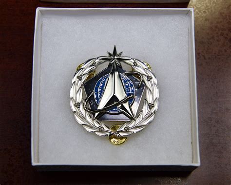 Dvids Images Cso Unveils Ussf Space Staff Badge Image 1 Of 9