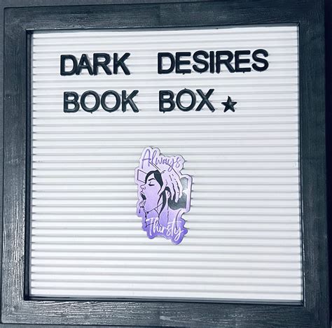 Always Thirsty Sticker – DarkDesiresBookBox