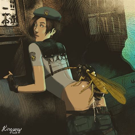 Resident Evil Jill Vs Wasp By Kingsway Hentai Foundry