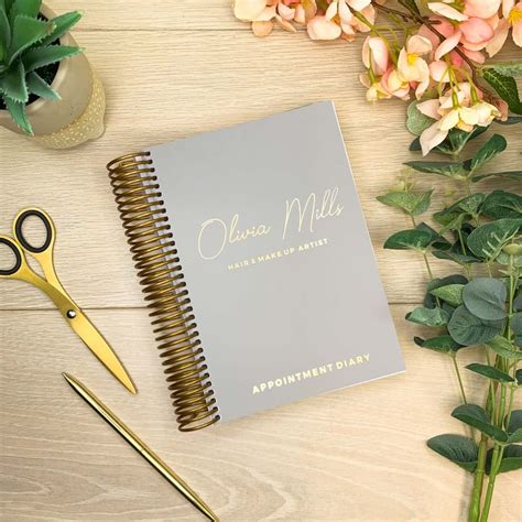 2023 Foiled Personalised Soft Touch Appointment Diary A5 Day Etsy Uk