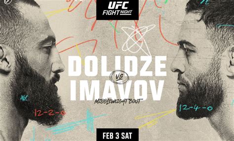 Ufc Vegas Dolidze Vs Imavov Live Results And Highlights Bjpenn