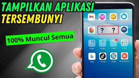 Cara Menampilkan Aplikasi Tersembunyi Di HP Android YouTube