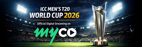 ICC T20 World Cup 2026: Stream it live on myco