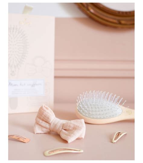 Cofrecito Cabello Nude Con Cepillo De Nailon Peque O Accesorios B