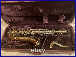 Cg Conn Elkhart M Naked Lady Tenor Saxophone Original Lacquer Brass Musical Instruments