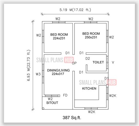 Simple Bedroom House Plans Kerala Style Sq Feet Psoriasisguru