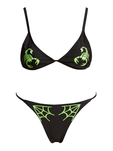 Emmiol Free Shipping 2024 Lobster Print Bikini Set In Bikini Sets Online Store EMMIOL