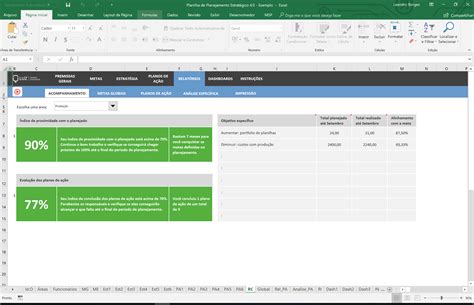 Planilha De Planejamento Estrat Gico Em Excel Planilhas Prontas