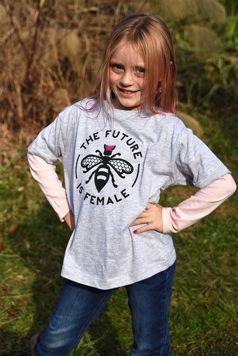 Children's The Future is Female T-Shirt - Asheville Bee Charmer