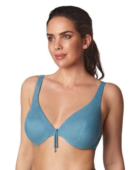 Top Bikini Capacidad Escotado Con Aros Yatch Bikini Bikini