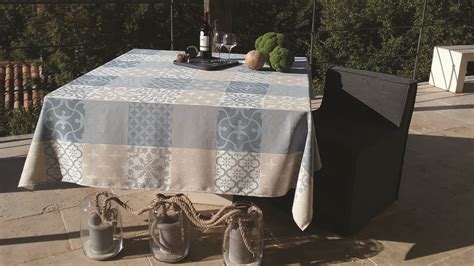 Nappe Carces Jacquard Coton Ensoleillade Provence