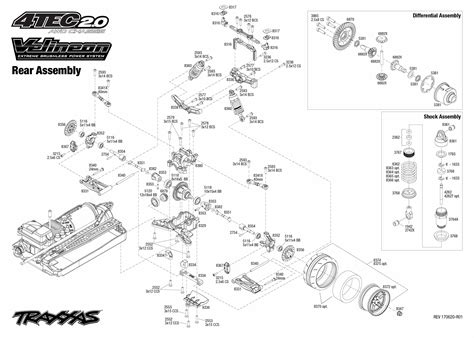 Exploded View Traxxas 4 Tec 20 Vxl Rear Part Astra