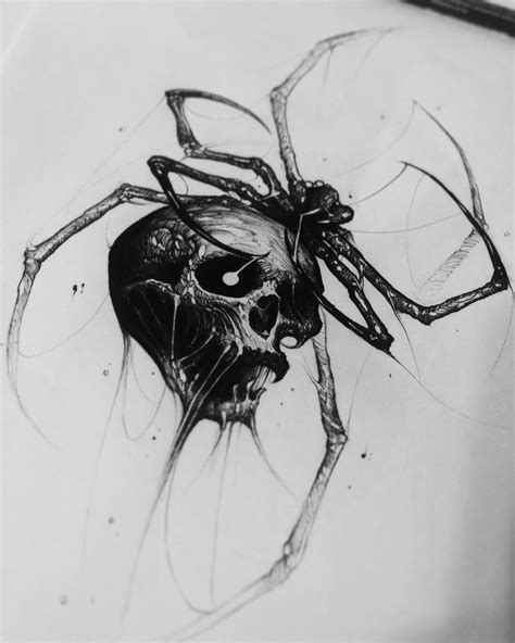 Pin On Ideas Tatuaje Tattoo Artists Spider Drawing Spider Tattoo