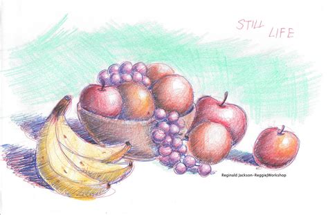 Still Life Pen And Pencil Drawing By Reggiejworkshop On Deviantart