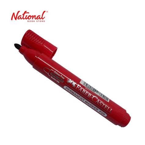 Faber Castell Permanent Marker P Bullet Red