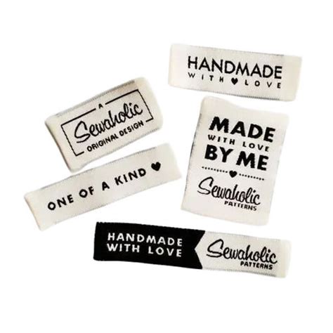 Garment Labels Cloth And Non Woven Material Lightweight Printed