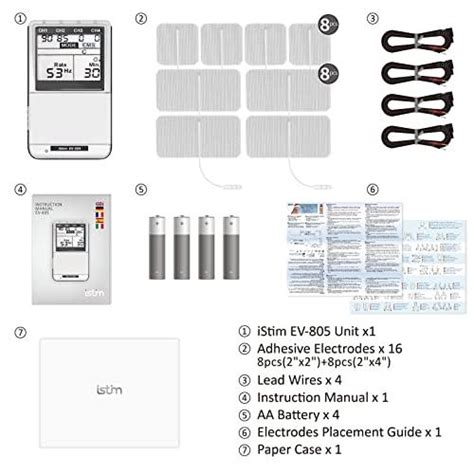 Istim Ev Tens Ems Unidad De M Quina Combinada Recargable De