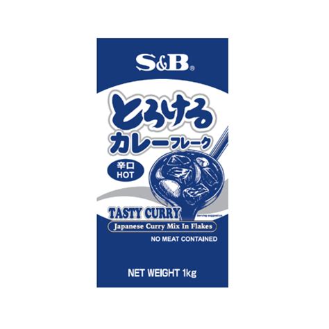 S B Torokeru Curry Flakes Hot 1kg Foodistribute