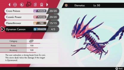 Eternatus Best Nature Moveset How To Reset Pokemon Sword Shield