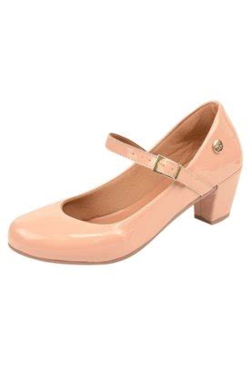 Scarpin Donna Santa Bico Redondo Boneca Nude Compre Agora Dafiti Brasil