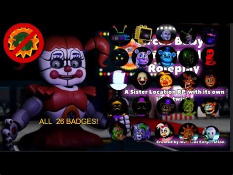 Circus Baby S Pizza World Roleplay Current Update How To Get All Of