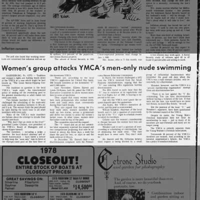 Ymca Nude Swimming Newspapers