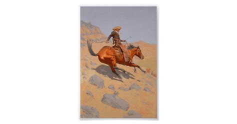 Frederic Remington The Cowboy Photo Print Zazzle