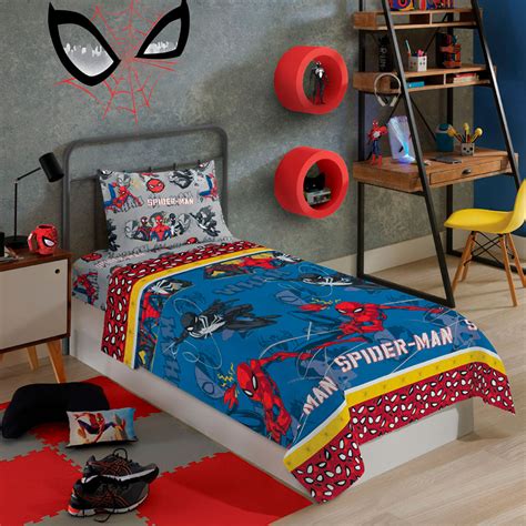 Jogo De Cama Do Homem Aranha - Jogo de Cama Infantil Homem Aranha Lepper 2 pçs – AutaShop