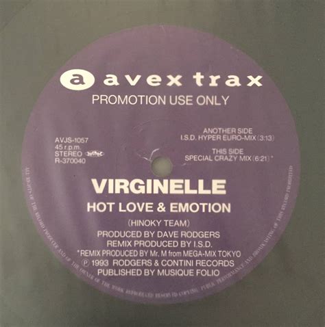 Yahoo オークション プロモ VIRGINELLE HOT LOVE EMOTION I S D